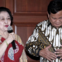 Ketua Umum PDIP Megawati Soekarno Putri bersama Ketua Umum Gerindra Prabowo Subianto (istimewa)